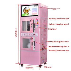 Commercial Motorcycle Helmet Cleaning Station Self Service Helmet Washer Dryer Disinfector Machine - Product Image 1