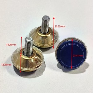 Furniture Leg <b>Adjustable</b> Universal Feet Gold Stainless Steel 61525mm For Chair Home Office - Product Image 1