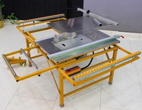 Table de scie à glissière pliable portable, scie à panneaux verticale pour la coupe du bois, état neuf, prix bas, composant moteur principal inclus