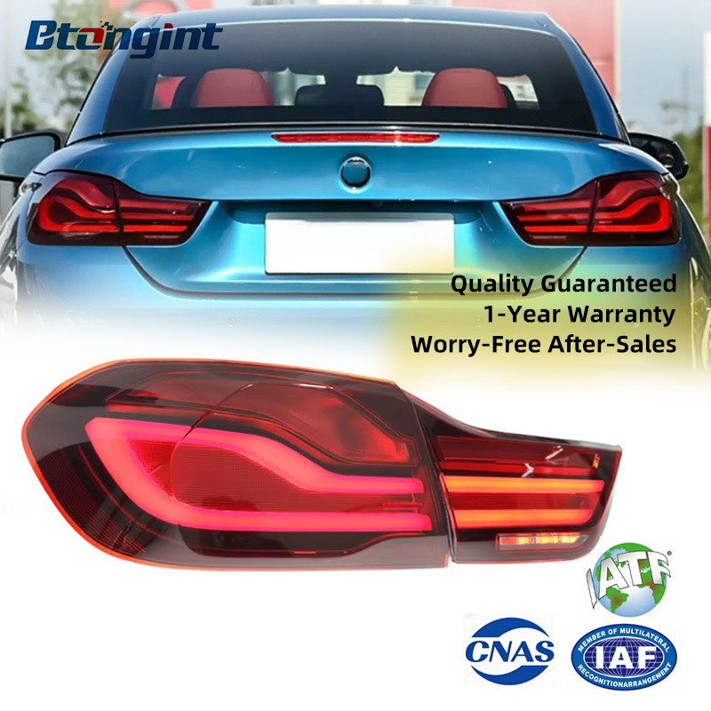 LED Work Light Suitable Auto Lighting Systems for 13-20 BMW 4 Series F32 Taillight Assembly Modified with New LED Running Lights