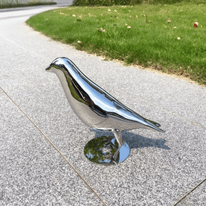 Statua di Uccello e Scultura Animale in Acciaio Inossidabile Personalizzata per Parchi Moderni con Tecnica di Saldatura - Product Image 6