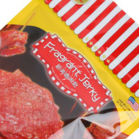 Op maat gedrukte Bopp/Vmpet/Pe hersluitbare Doypack staande zakken van plastic verpakking voor varkensvlees, rundvlees, gedroogde noten en gedroogd fruit