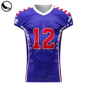 Camiseta de Fútbol de Manga Larga Transpirable de Malla Lisa al por Mayor - Product Image 1