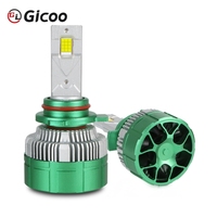 GICOO K14P 12V Nouveau phare de voiture LED pour Octavia Tucson K5 6000K 250W Haute puissance Ventilateur turbo Adaptation universelle