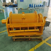Treuil hydraulique à double tambour pour ancrage marin, amarrage, levage de cargaison lourde sur pont de navire, équipement d'ingénierie offshore