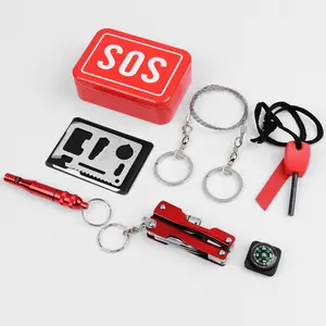 Sos Survival Gear Kits 7Pcs Set Ehbo Kits