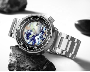 Montre de <span class=keywords><strong>plongée</strong></span> automatique pour hommes, haute qualité, Logo personnalisé, Oem 300M verre saphir Nh35 - Product Image 2