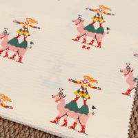 Tela 100% algodón con efecto arrugado, 95 g/m², transpirable, con estampado de camello, textura arrugada, resistente a las arrugas, para camisas de niños, 50 pulgadas