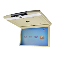 Monitor LED para Auto de 17.3 Pulgadas, Diseño Abatible para Techo, con Conexión USB/SD, Función de Control Remoto, Pantalla LCD