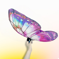 Mariposa de Control Remoto con Alas Móviles Biónicas y Luces LED para Fiestas, Decoración de Mariposas Voladoras Simuladas