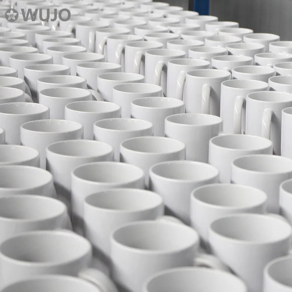 WUJO 11oz AAA класс сублимации заготовки чашки современная керамическая кружка сублимационная кружка