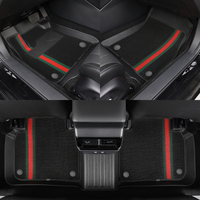 206 tapis intérieur thermoformé voiture Alfombras luxe Double couche découpé au Laser pied 3D Tpe tapis de sol de voiture pour Peugeot 206