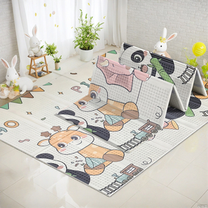 <span class=keywords><strong>Tapis</strong></span> de jeu pour bébé, <span class=keywords><strong>alphabet</strong></span>, <span class=keywords><strong>mousse</strong></span> XPE non toxique, pliable, <span class=keywords><strong>tapis</strong></span> de puzzle pour l'apprentissage et les activités de ramper - Product Image 4