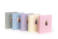 Lerp & Fabric Album photo en lin avec fenêtre pour Instax Mini 8/9/11/12 3 pouces Accessoires de film pour appareils photo Instax