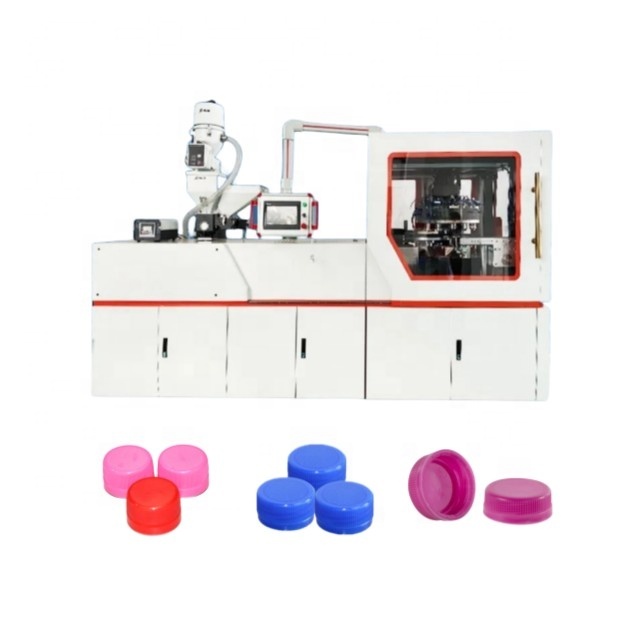 Guangzhou High Speed Rotary Automatic Hydraulic Compression Molding Milk CSD Mineral Water Soda Plastic Bottle Cap Machine Maker