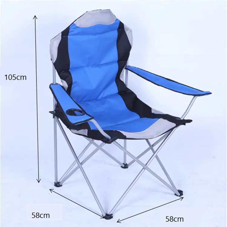 OEM Sedia Da Campeggio Silla De Playa Kamp ท่อเหล็กแซนดาเรียซี2.3กก. เลานจ์สวนกลางแจ้งพับได้ตั้งแคมป์ตกปลาเก้าอี้ชายหาด