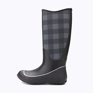 Bottes d'extérieur en caoutchouc pour femme, imperméable, hauteur des genoux, intérieur néoprène, adapté pour la pêche, la chasse, l'équitation, modèle - Product Image 4