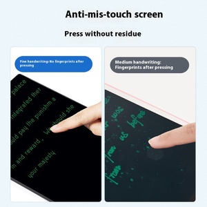 Có thể xóa toàn màn hình 6.5 inch LCD bằng văn bản máy tính bảng kỹ thuật số notepad bảng tin với Túi da cho trẻ em và người lớn - Product Image 4