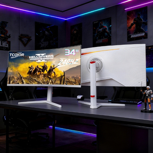 240hz 4k大型カーブモニターワイドスクリーンPCモニターゲーム34インチ4k 180hzモニターLEDディスプレイ液晶モニターゲーム用 - Product Image 1