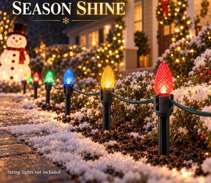 Ceramic Christmas Light C9 Lamp Stake 250V - Product Image 5