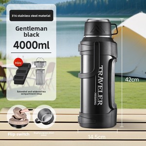 Bottiglia Termica in Acciaio Inox Ultra-capiente da 3L/4L/5.2L, Isolamento 48 Ore, per Casa, Viaggi <span class=keywords><strong>e</strong></span> Alpinisti - Product Image 5