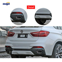 Kit carrosserie complet GUGO F16 pour BMW X6 F16 2014-2019, ensemble de pare-chocs style M Sport avec échappement