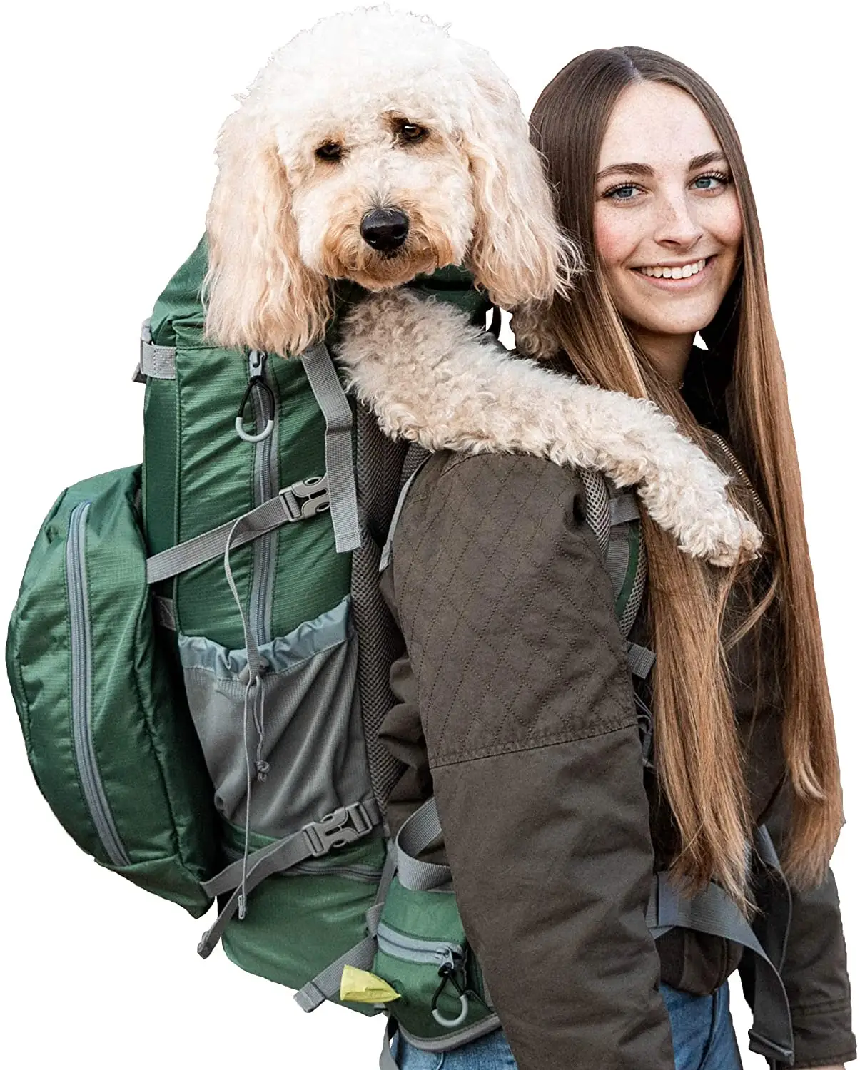 Mochila para transportar perros, accesorio para mascotas pequeñas y medianas, ajustable, frontal, completamente ventilado, muestra gratis