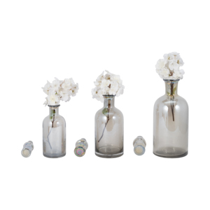 Set di 3 vasi in vetro decorativi per la casa, soggiorno e camera da letto - Product Image 4