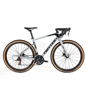 จักรยานเสือหมอบคาร์บอนไฟเบอร์ My Store Carbonda Complete Gravel Road Bike รุ่นปี 2022 ขายดี พร้อมเฟรมไทเทเนียมอะลูมิเนียม ล้อ 45*700C สีน้ำเงิน สำหรับทุกเพศ 11 สปีด - Product Image 1
