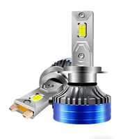 Phares LED 12V 240W à luminosité élevée, installation non destructive, H1 H3 H4 9006 9007, alliage d'aluminium, puissance stable 240W, ampoules