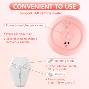 Masajeador de Senos Eléctrico Inalámbrico XLN de 10 Frecuencias, Recargable por USB, de Silicona, Resistente al Agua, con Calor, Vibración y Lactancia - Product Image 2