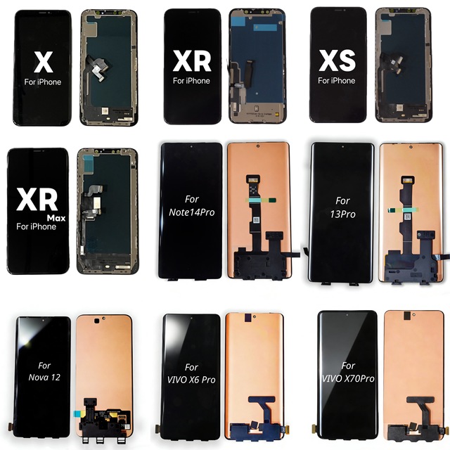 Wholesale Mobile Phone OLED Displays Compatible with iPhone X, XS, XR, XS Max, Vivo X6, X7 Pro & More | Mobile Phone Accessories