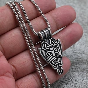 Pendentif Flèche Vintage Nordique en Acier Inoxydable Double Face Thème Flèche pour Hommes et Femmes, Collier Bijou Cadeau - Product Image 2