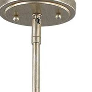 HMS Daria 3 luci pendente in oro lavato con paralume bianco e luci a sospensione - Product Image 5