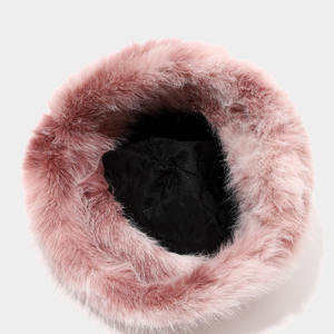 彩色扎染长绒渔夫帽冬季新款保暖帽女大檐时尚渔夫帽 - Product Image 4