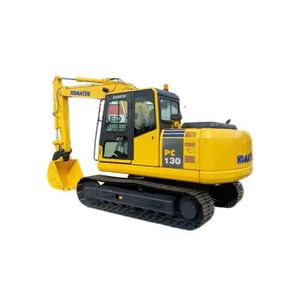 Prix raisonnable, machine de terrassement Komatsu PC130, excavatrice 13 tonnes à bas prix avec moteur et groupe motopropulseur en stock - Product Image 1