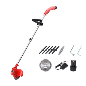 Newest Light Hand Push Cordless Lithium Battery Grass Cutter Portable Trimmer Electric Cordless Bush Cutter