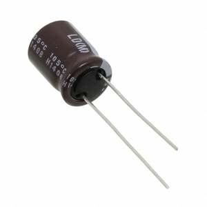 Composants électroniques d'origine ULD2E100MPD1TD, condensateurs électrolytiques en aluminium 10 µF ±20% 250V à montage traversant - Product Image 1