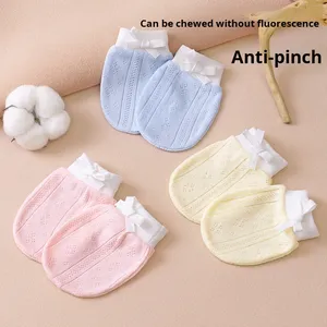 Guanti Anti-Graffio per Neonati 0-12 Mesi, Stile Sottile Primavera-Autunno, Puro Cotone, Guanti Protettivi per il Viso, Vendita all'Ingrosso/OEM - Product Image 1