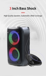 <span class=keywords><strong>Enceinte</strong></span> Bluetooth avec Micro Sans Fil Bafle Bleutoof Haut Parleur Colorful Atmosphere Lamp Karaoke Speaker with Mic and bluetooth - Product Image 6