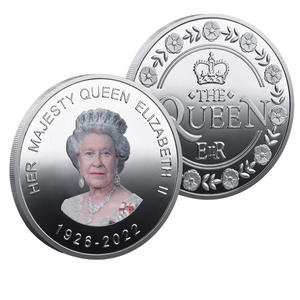 Pièce commémorative en métal de la reine Élisabeth II, 1926-2022, souvenir à thème commémoratif, gravée recto-verso - Product Image 5