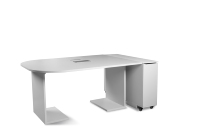 Table de réunion intelligente pour salle de classe, équipement éducatif de haute qualité, écran LCD de 55 pouces, table de conférence interactive