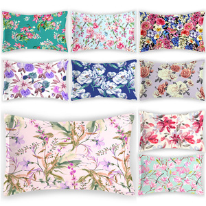 Satin <strong>Pillowcases</strong> Wholesale <strong>slip</strong> <strong>Silk</strong> <strong>Pillowcase</strong> Flower Satin <strong>Silk</strong> Sublimation Pillow Cover - Product Image 2