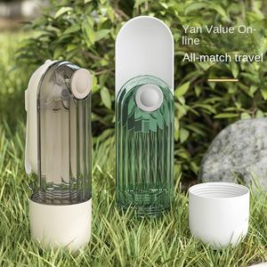 Cão dobrável portátil 3-em 1 Garrafa de água e recipiente de alimento ABS plástico automático ao ar livre <span class=keywords><strong>Pet</strong></span> Travel <span class=keywords><strong>Bowl</strong></span> - Product Image 2