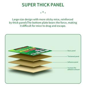 Pièges Collants 16x21 à Colle Forte pour Souris, Rats, Fourmis, Mouches, Moustiques, Cafards - Répulsif Antiparasitaire - Product Image 5