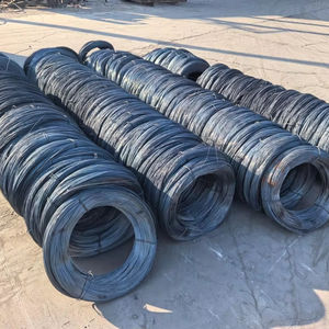 Fil d'acier à faible teneur en carbone de calibre 14, fil noir recuit souple pour la reliure - Product Image 1