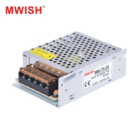Alimentation électrique miniature AC-DC à découpage MWISH MS-75-24 75W 24V 3.1A pour caméra CCTV, système de sécurité, NVR
