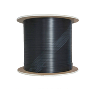Cable de Fibra Óptica Plano para Interiores/Exteriores de 1, 2 y 4 Núcleos, Cable de Fibra Óptica FTTH