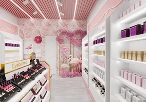 Thiết kế nội thất cửa hàng mỹ phẩm bán buôn, thiết kế cửa hàng bán lẻ mỹ phẩm, nội thất - Product Image 6