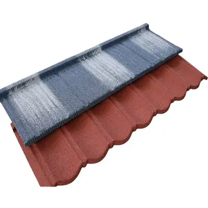 1340*420mm renkli taş kaplı çelik çatı levhaları gürültü geçirmez ısıya dayanıklı çatı kiremitleri
